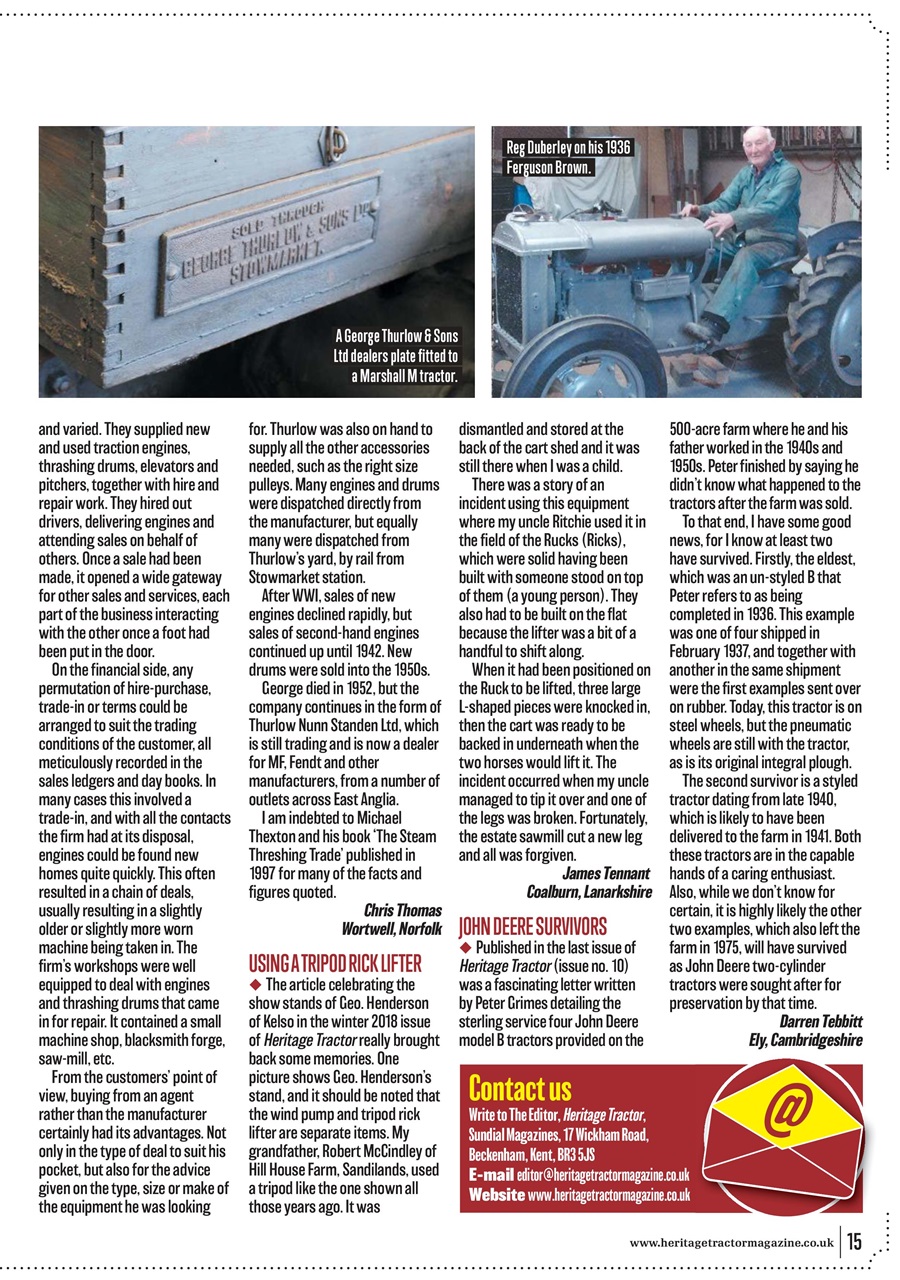 Classic Tractor Preview Pages