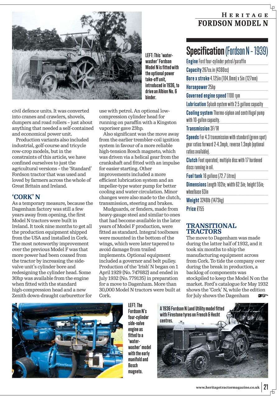 Classic Tractor Preview Pages