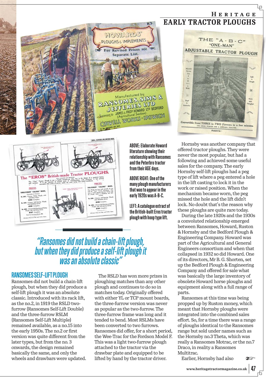 Classic Tractor Preview Pages