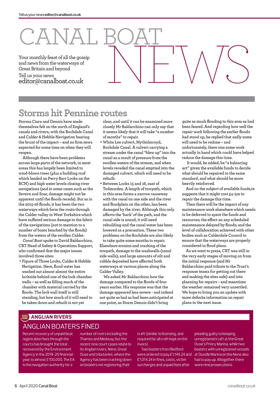 Canal Boat Preview Pages