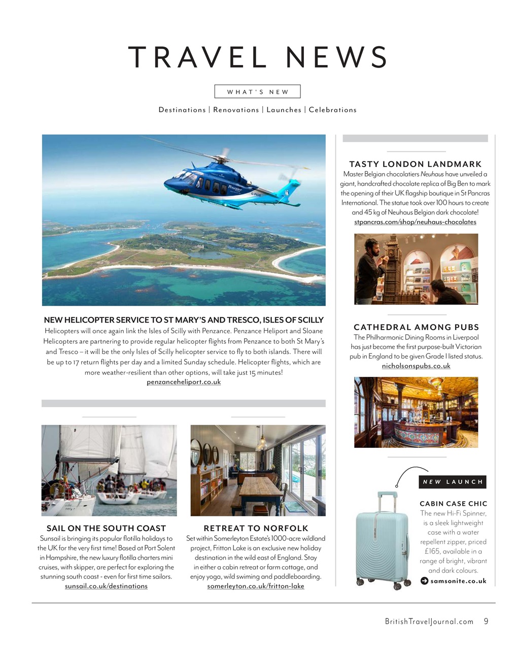 British Travel Journal Preview Pages