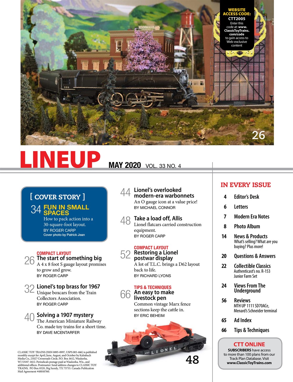 Classic Toy Trains Preview Pages
