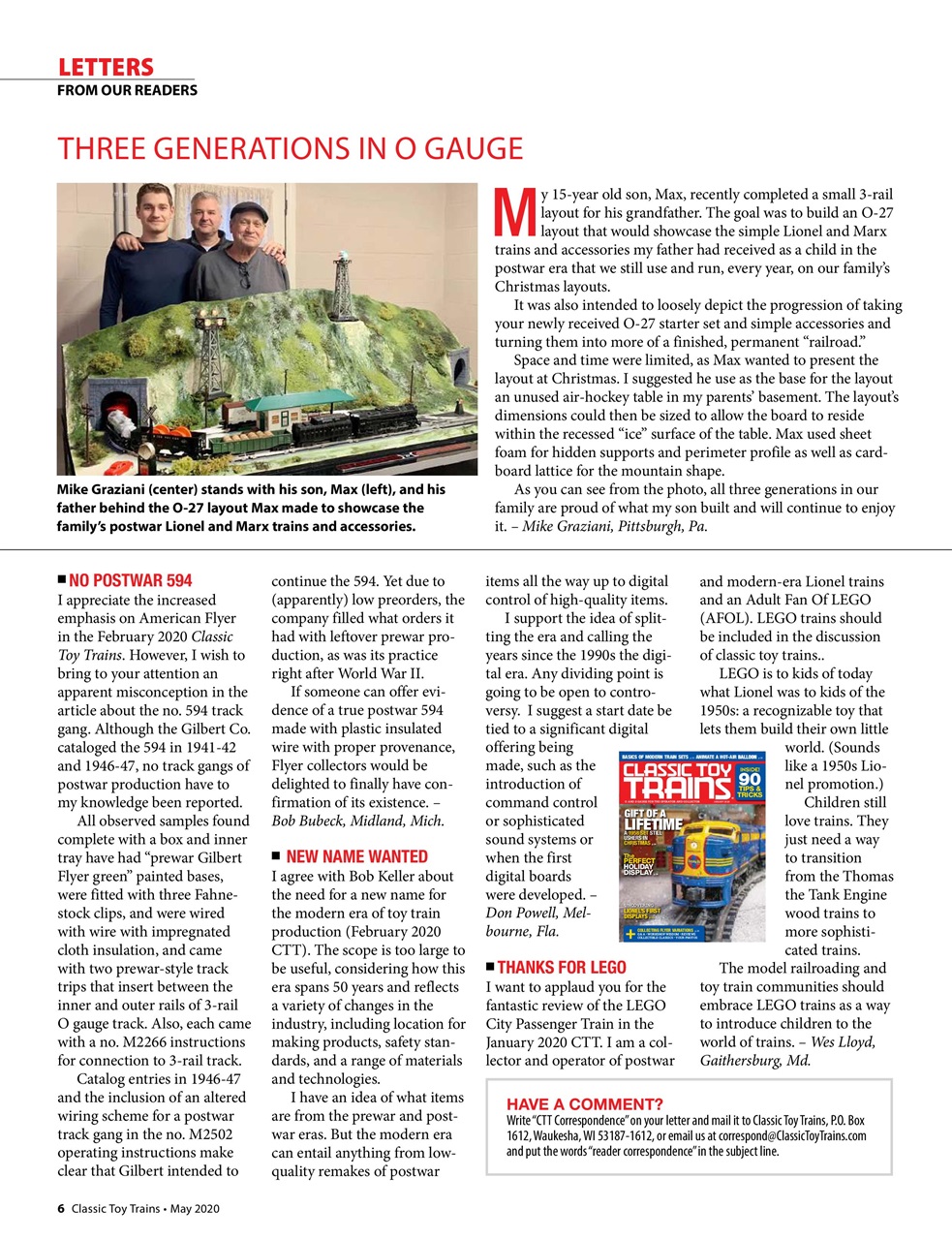 Classic Toy Trains Preview Pages