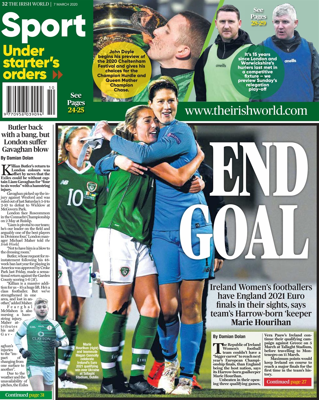 Irish World Preview Pages