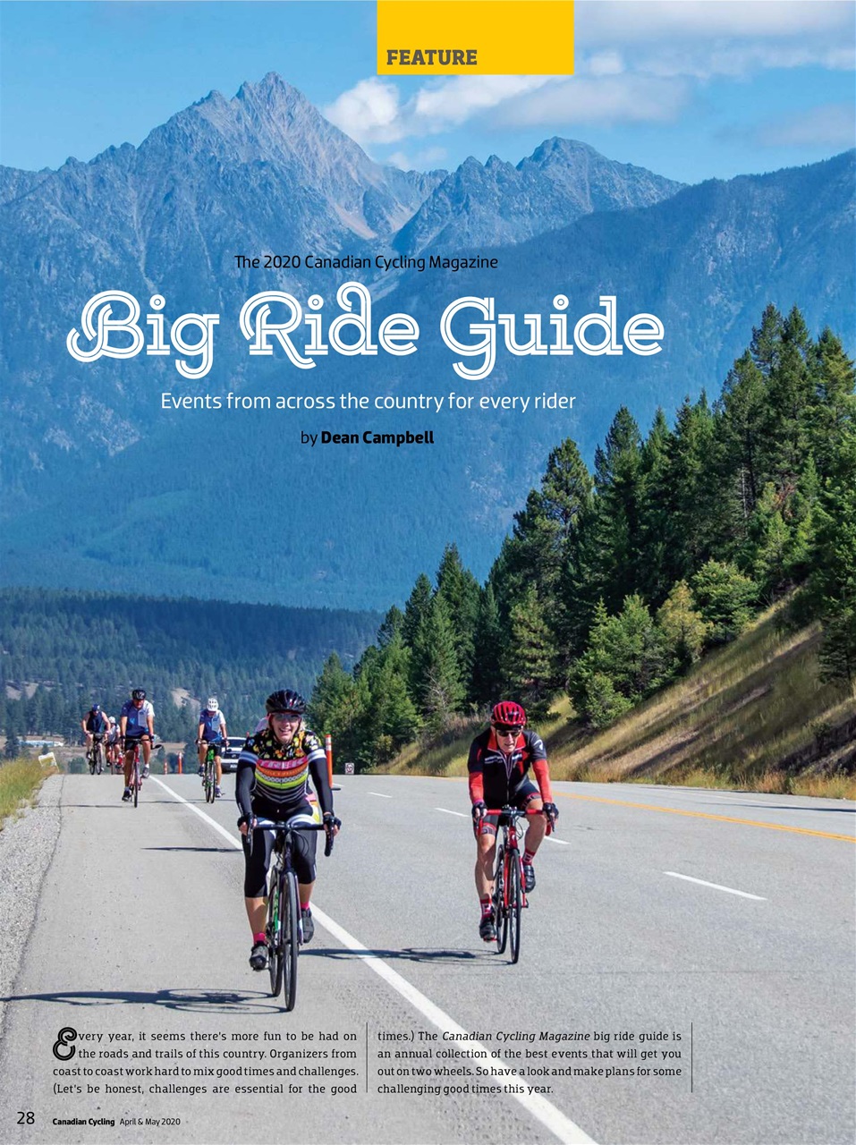 Canadian Cycling Magazine Preview Pages