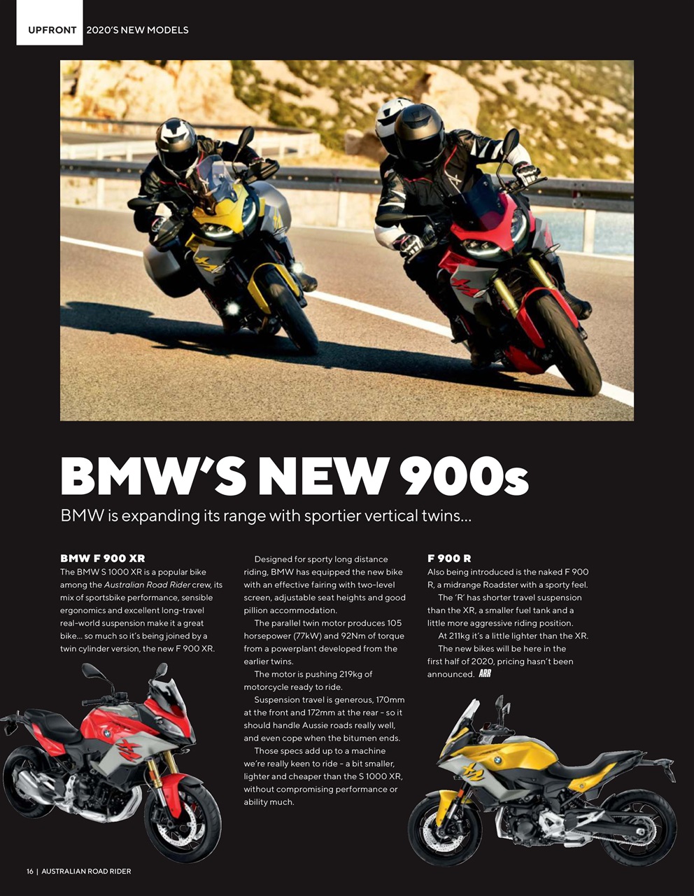 Australian Road Rider Preview Pages