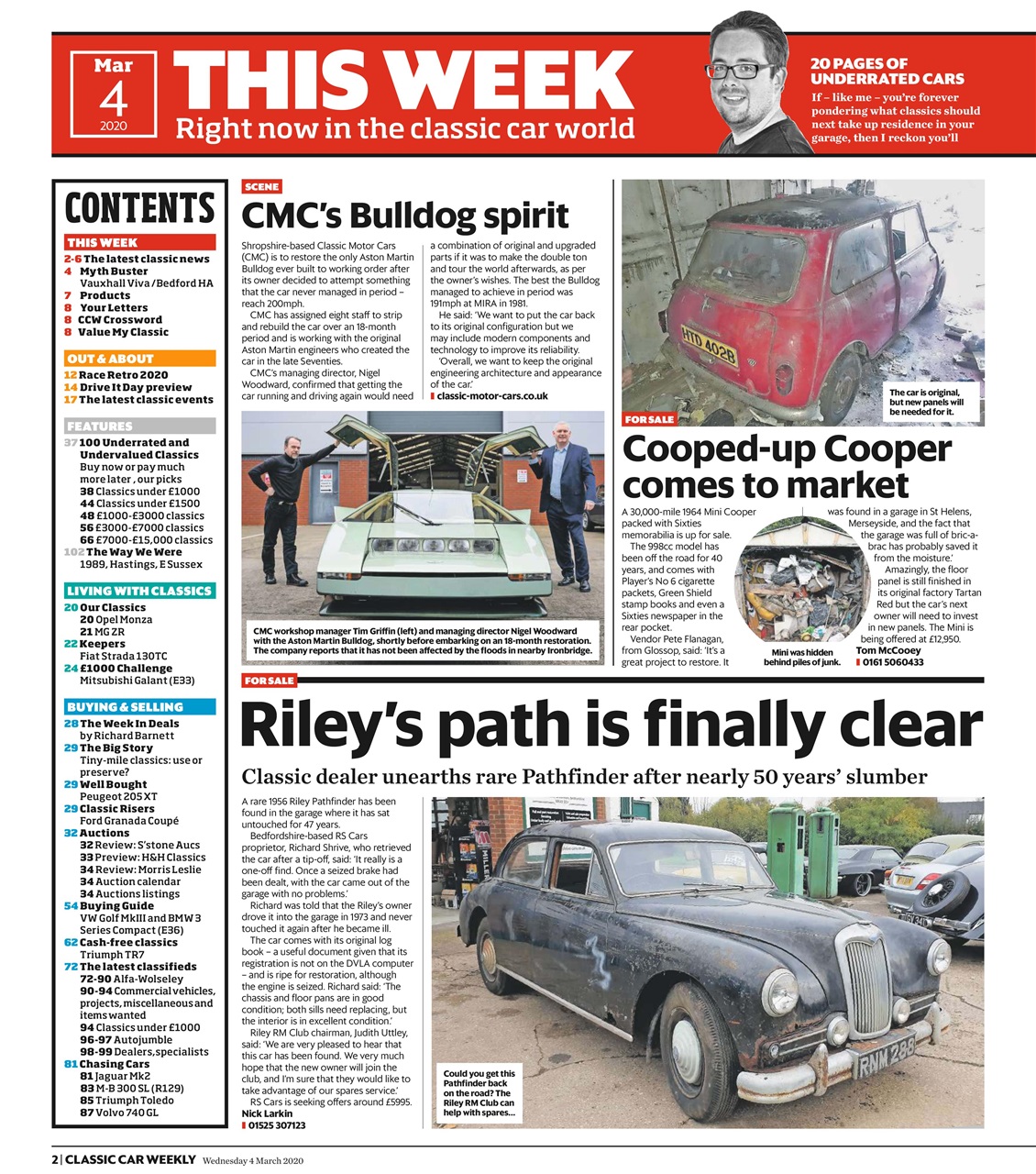 Classic Car Weekly Preview Pages
