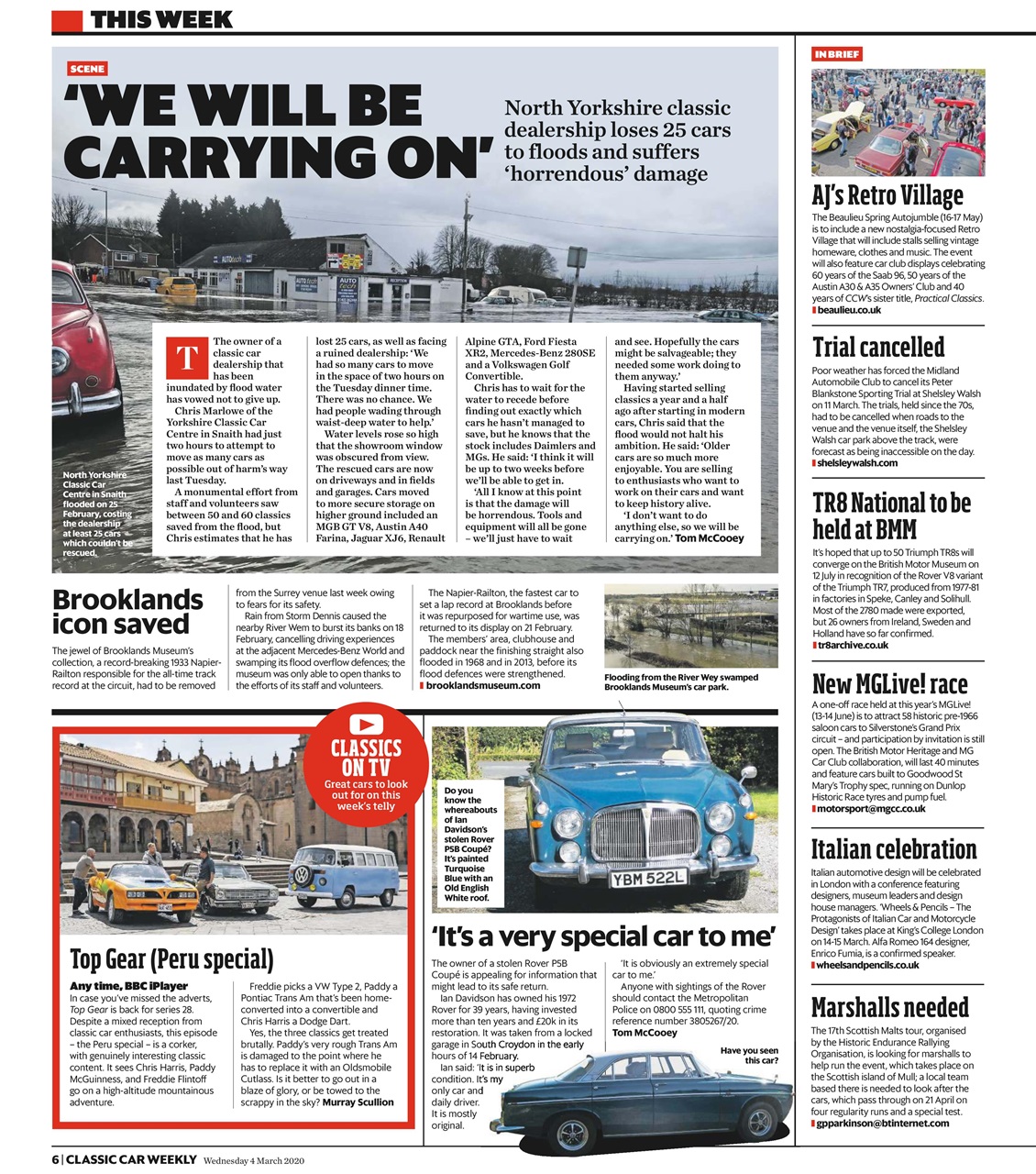 Classic Car Weekly Preview Pages