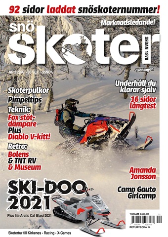 Tidningen Snöskoter issue 2-2020
