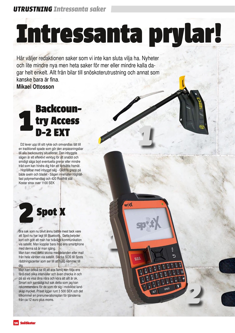 Tidningen Snöskoter Preview Pages