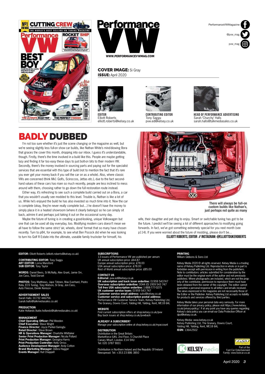 Performance VW Preview Pages