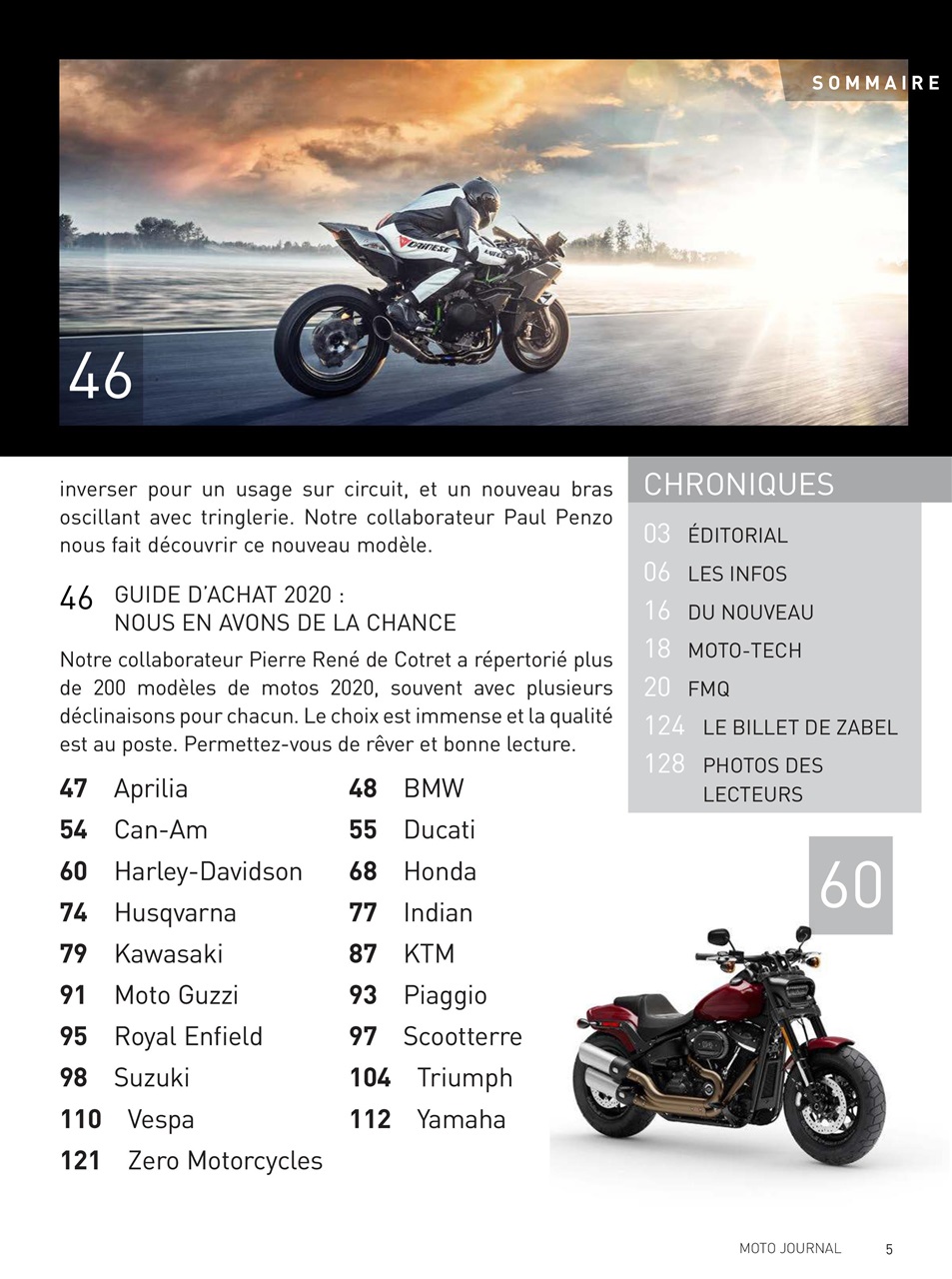 Moto Journal Preview Pages