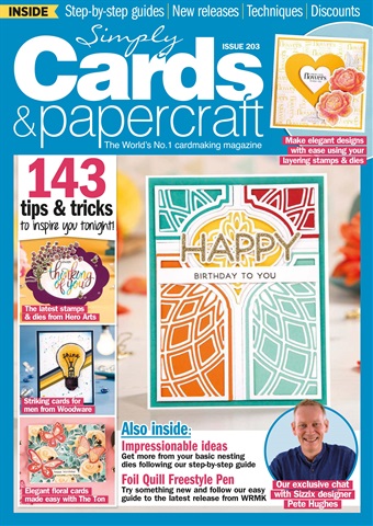 Simply Cards & Papercraft issue Issue 203