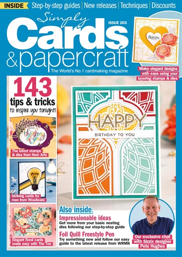 Simply Cards & Papercraft issue 