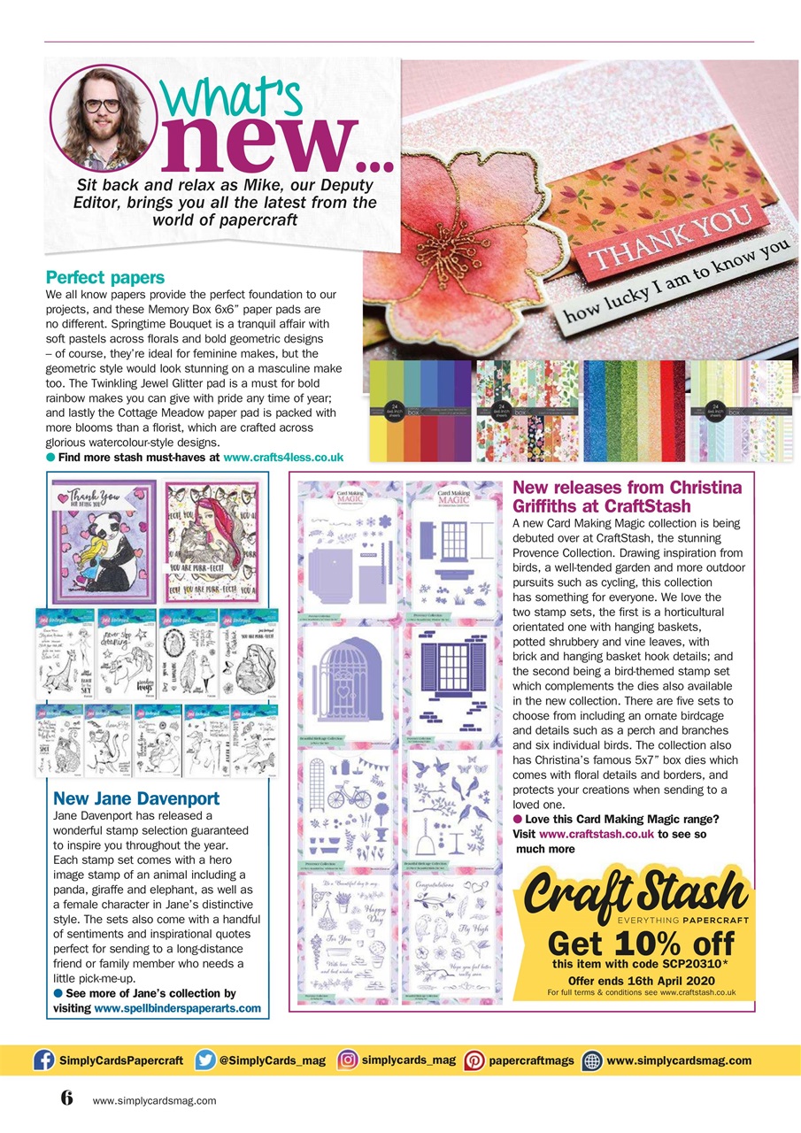 Simply Cards & Papercraft Preview Pages