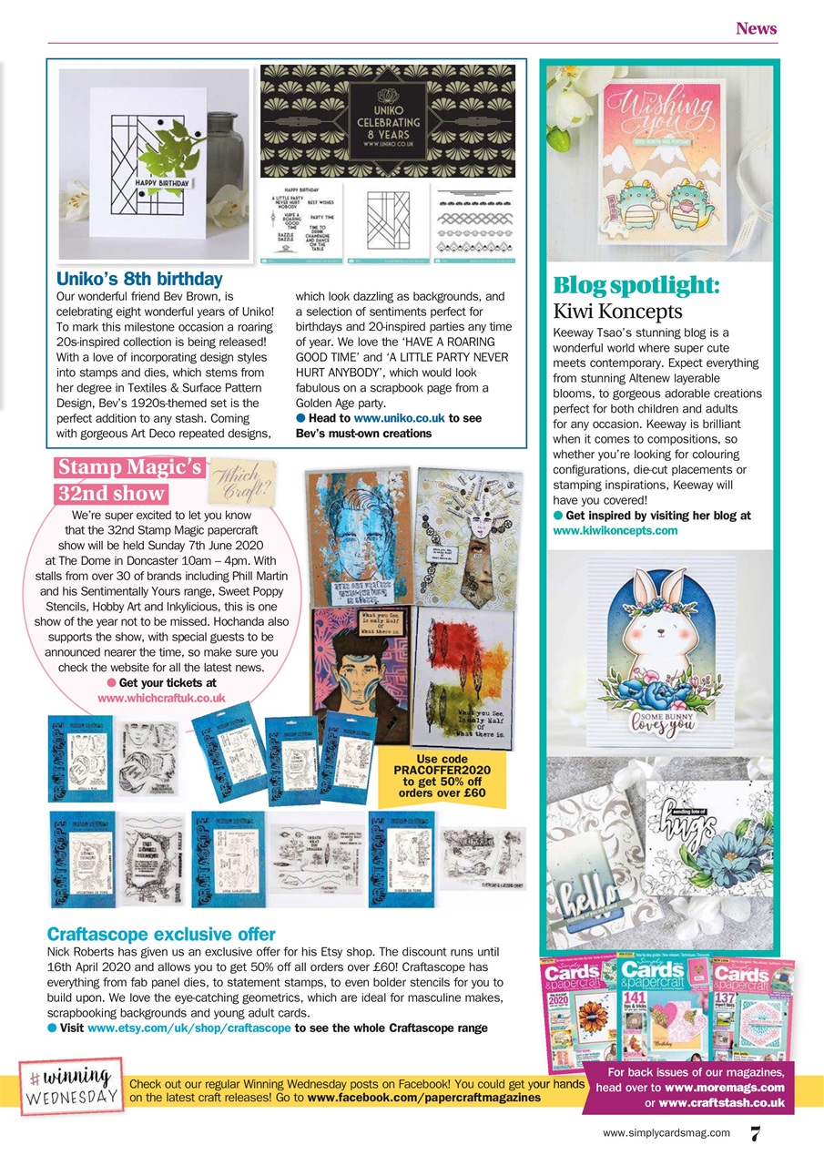 Simply Cards & Papercraft Preview Pages