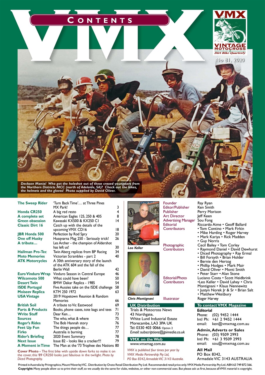 VMX Magazine Preview Pages