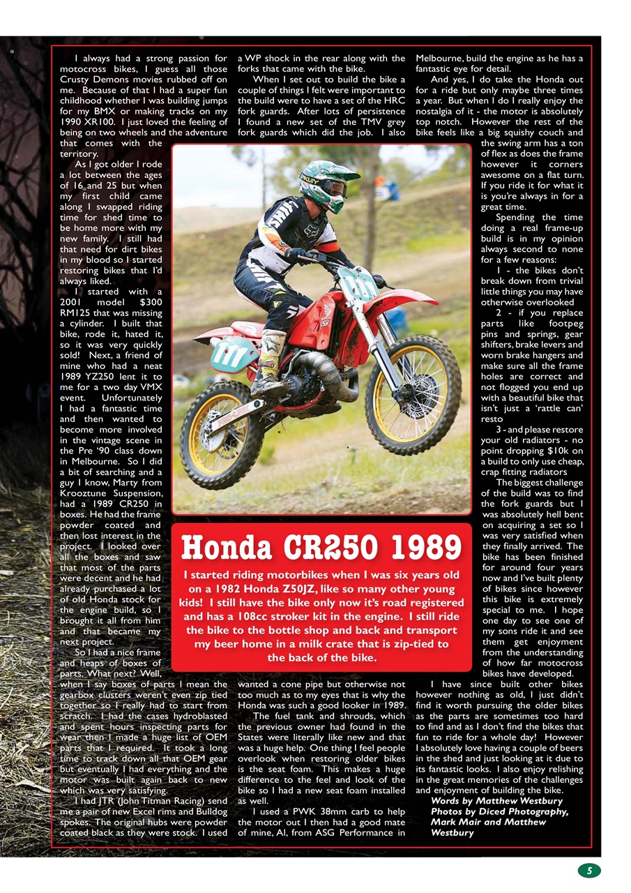 VMX Magazine Preview Pages