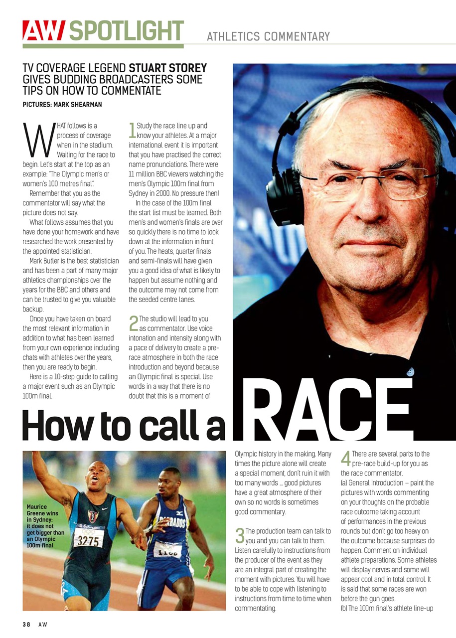 AW – Athletics Weekly Magazine Preview Pages