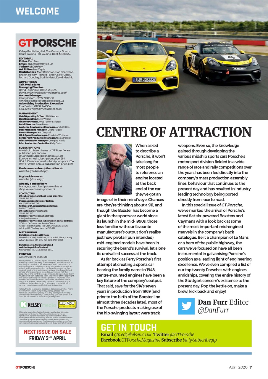 GT Porsche Preview Pages