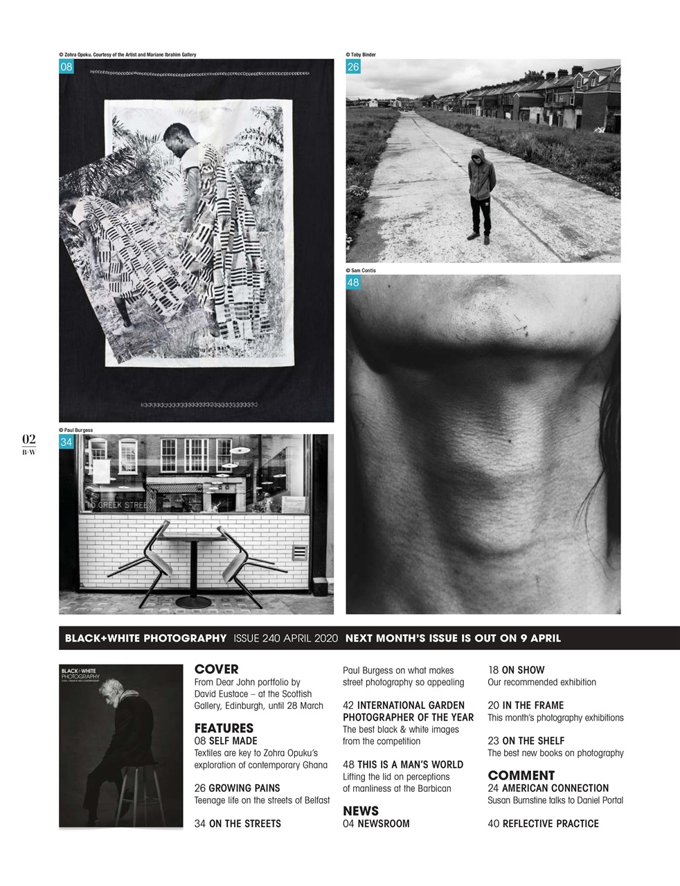 Black+White Photography Preview Pages