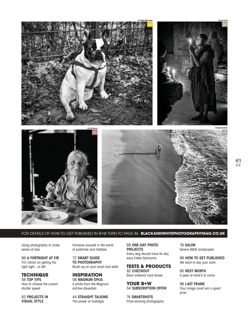 Black+White Photography Preview Pages