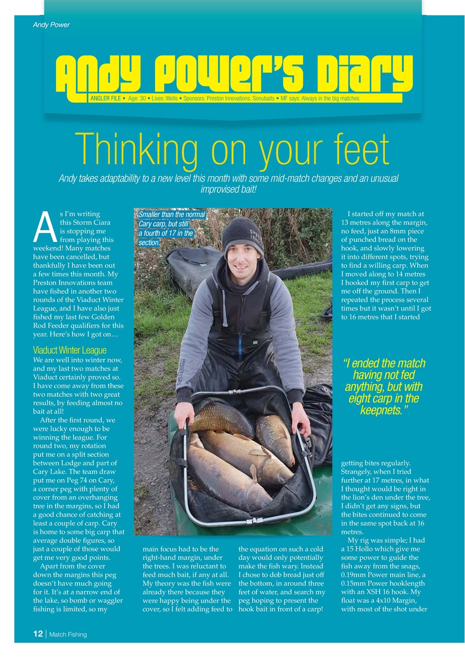 Match Fishing Preview Pages