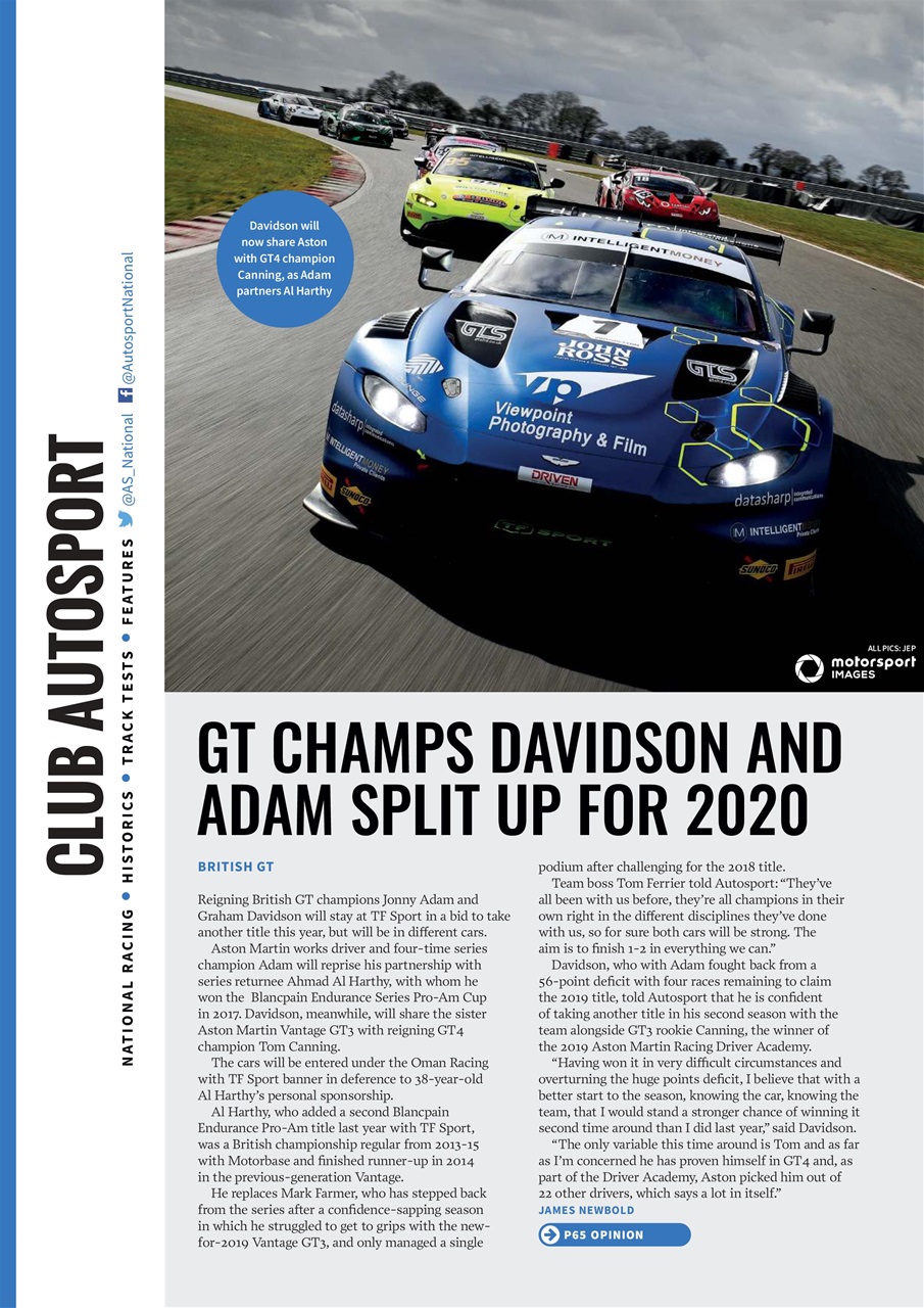 Autosport Preview Pages