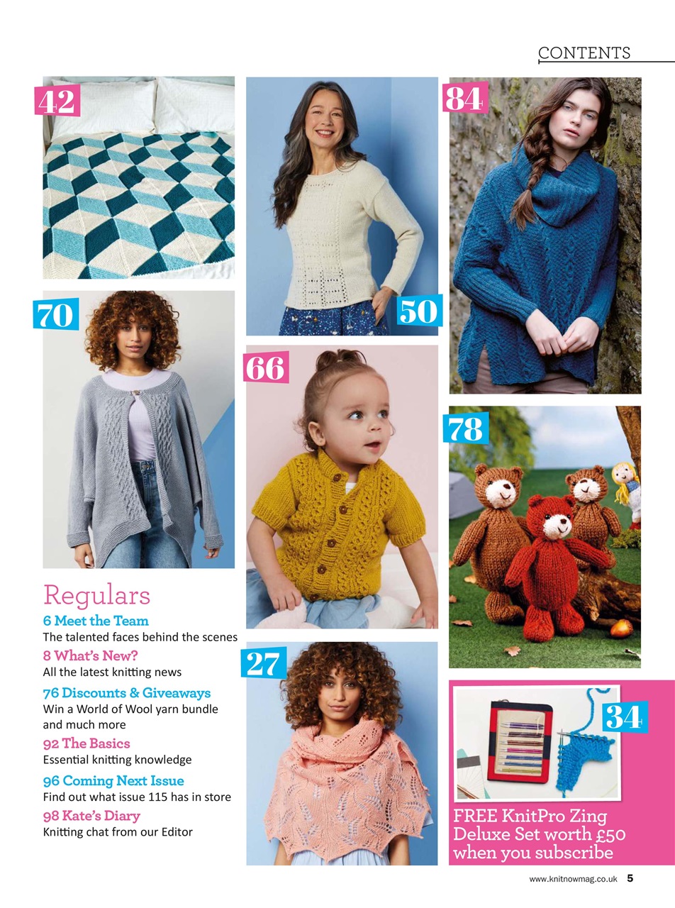 Knit Now Preview Pages