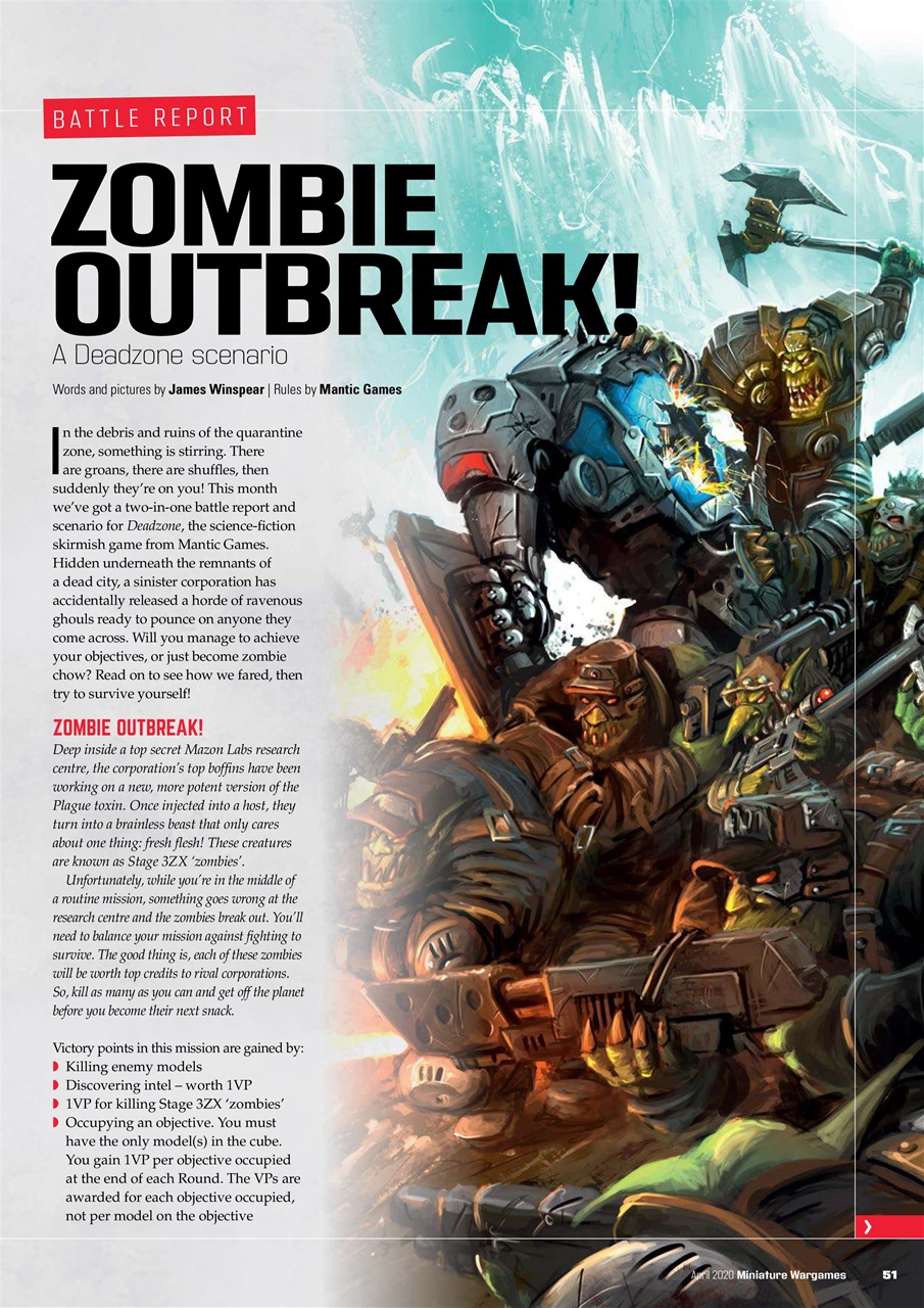 Miniature Wargames Preview Pages