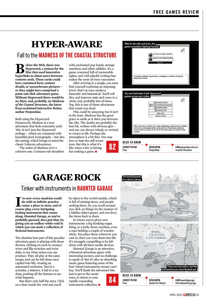 PC Gamer (UK Edition) Preview Pages