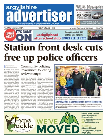 Argyllshire Advertiser issue 06/03/2020