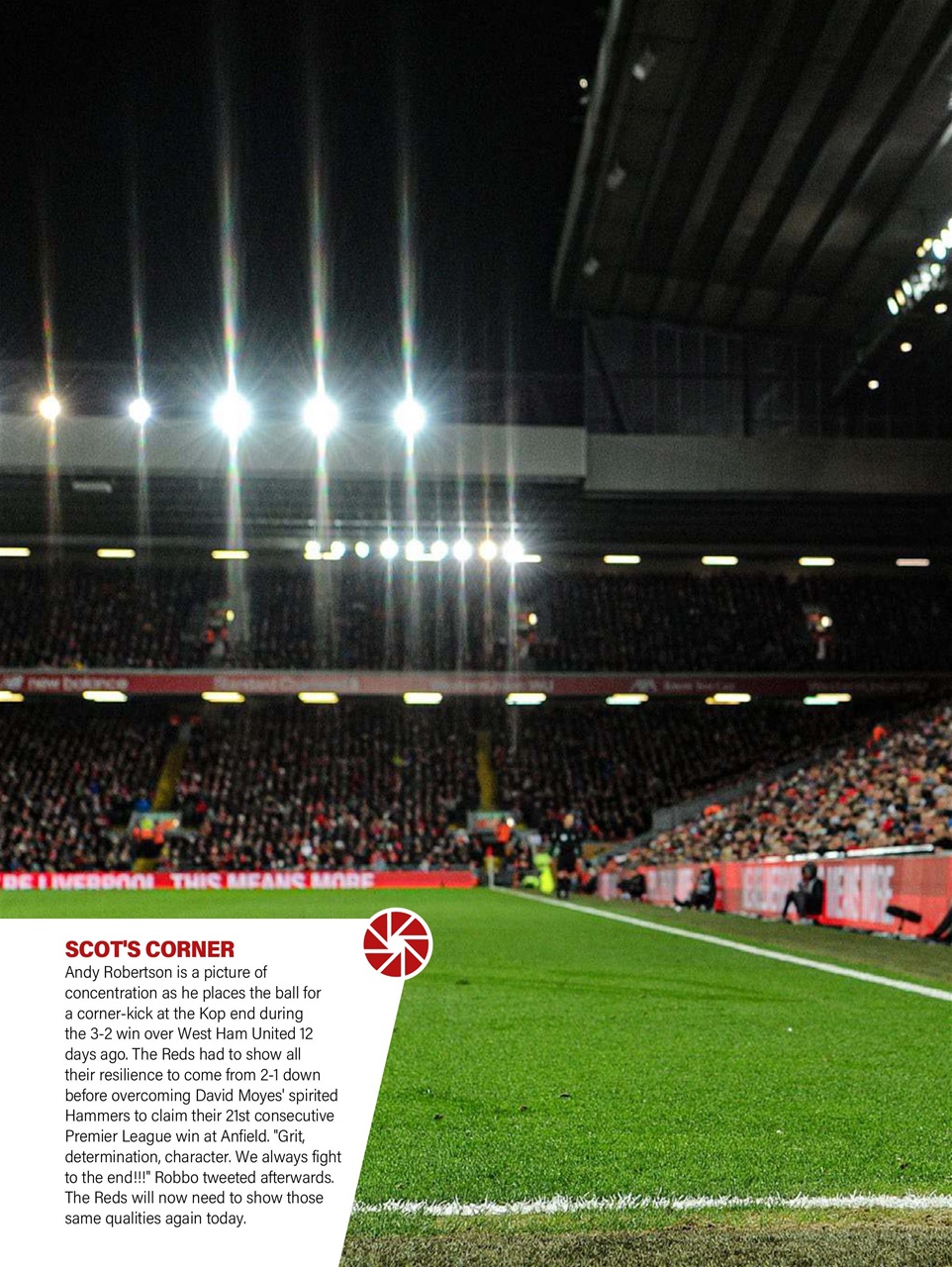 Liverpool FC Programmes Preview Pages