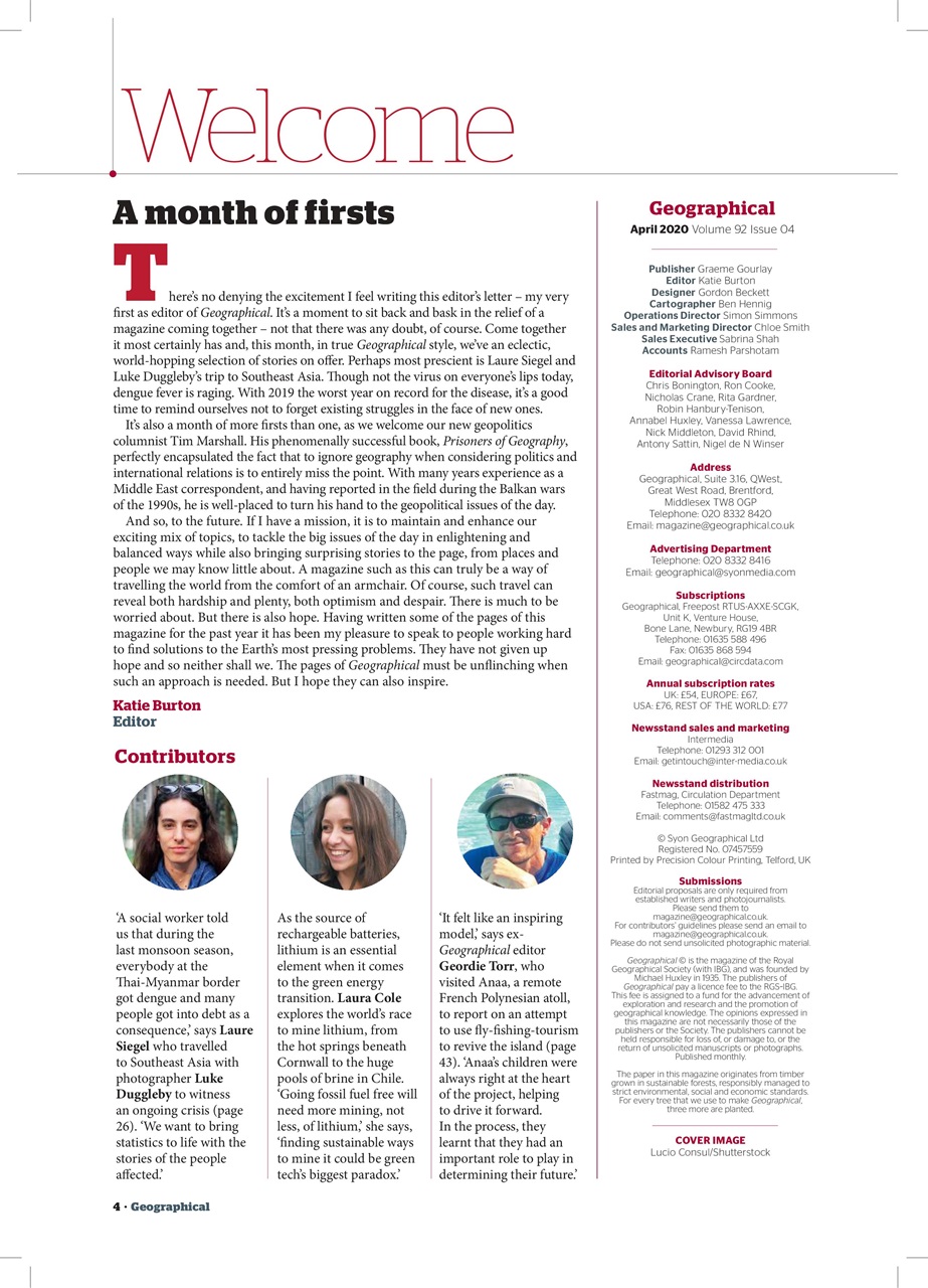 Geographical Preview Pages