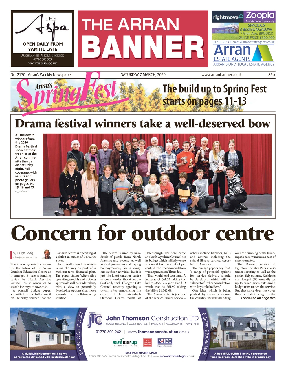 Arran Banner Preview Pages