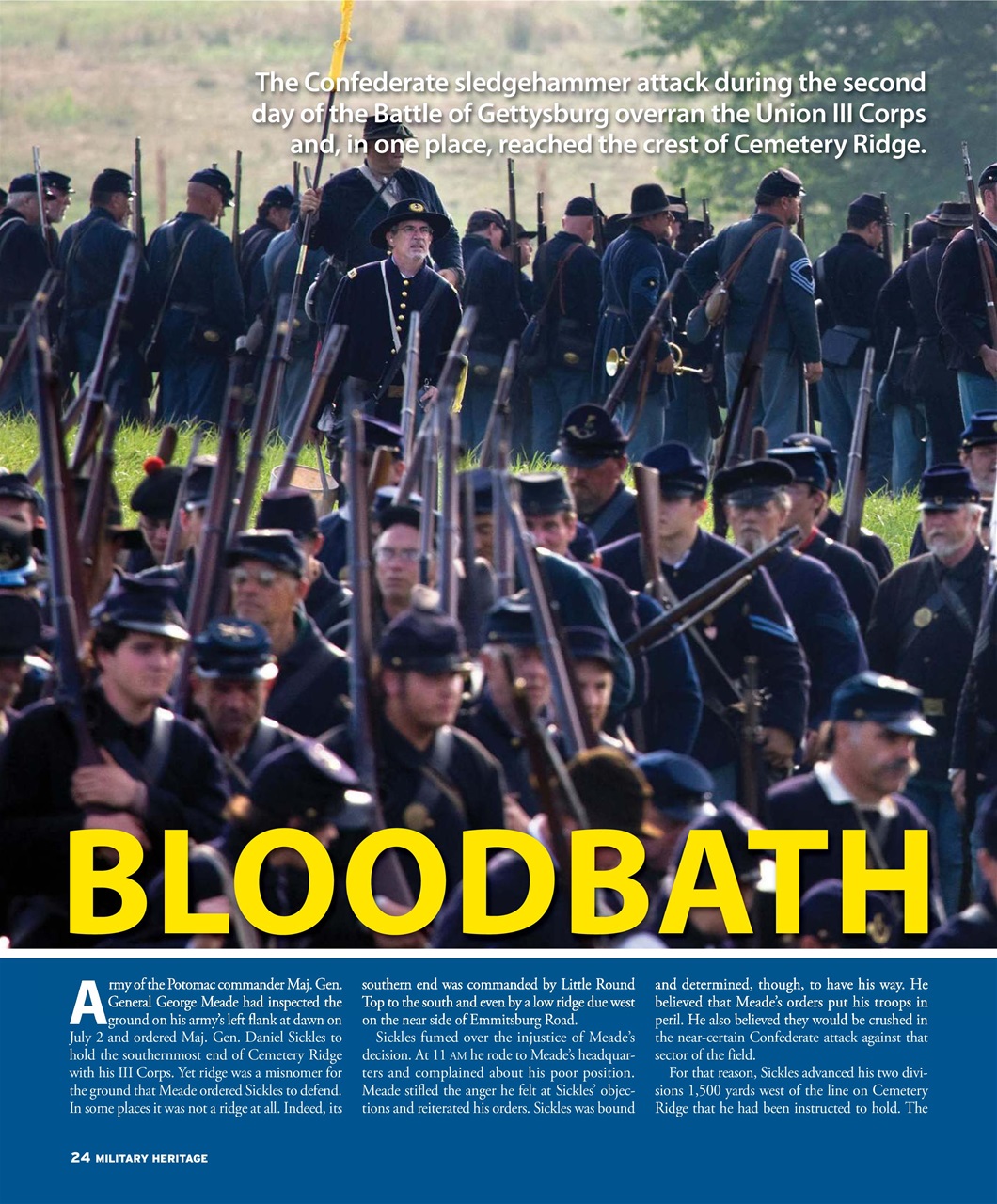 Military Heritage Preview Pages