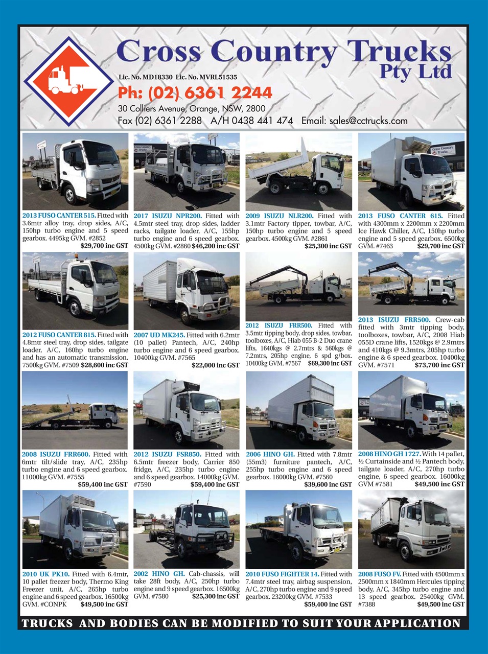 JUST TRUCKS Preview Pages