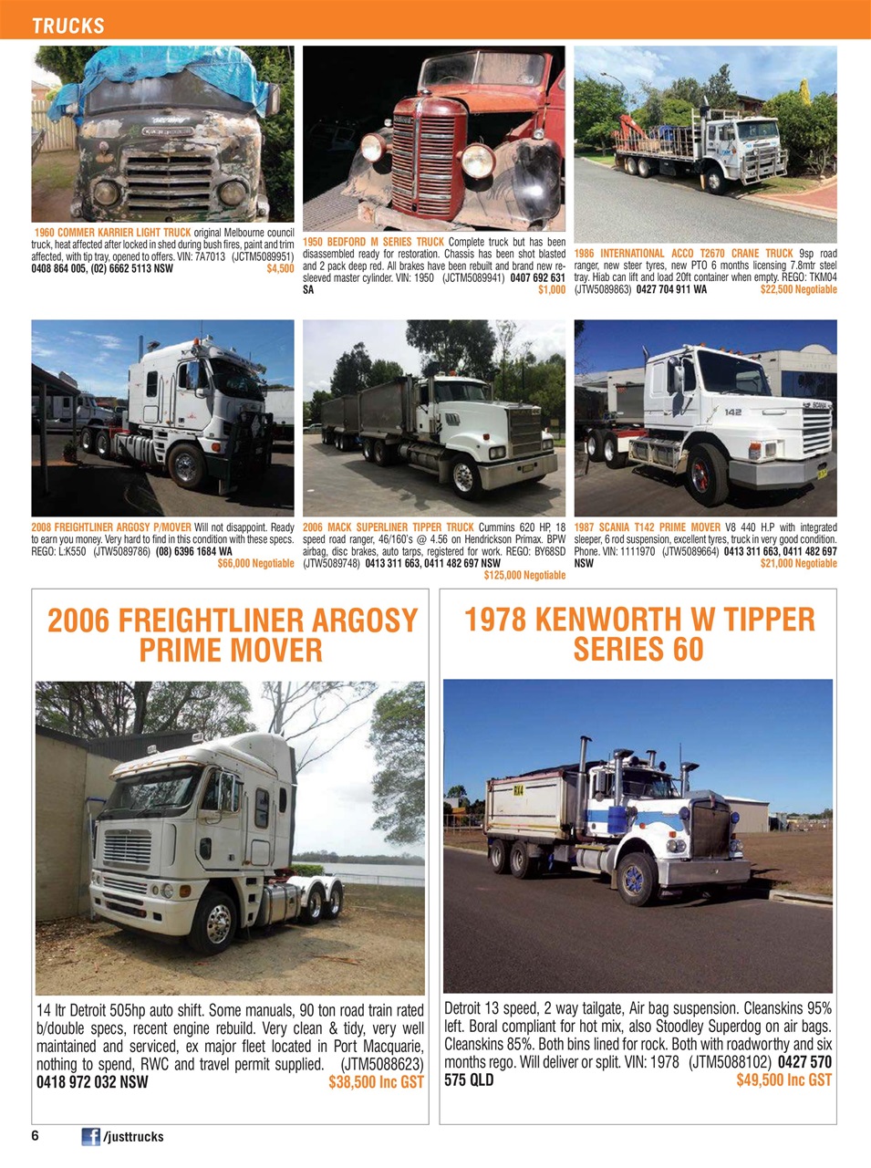 JUST TRUCKS Preview Pages