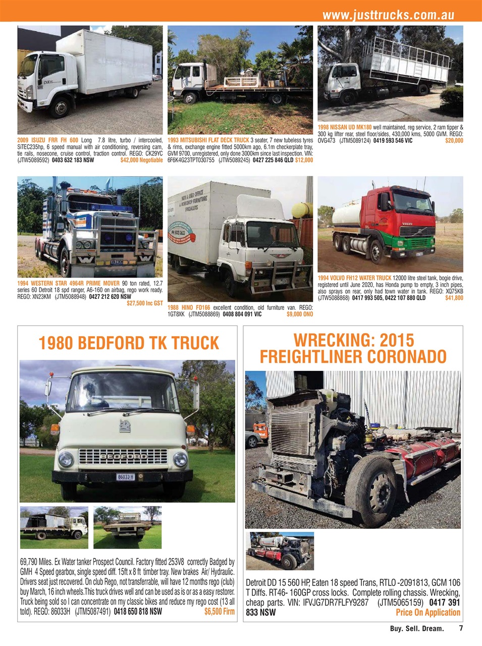 JUST TRUCKS Preview Pages