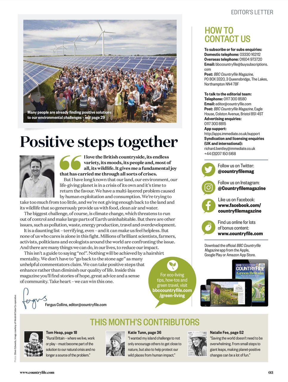 BBC Countryfile Magazine Preview Pages