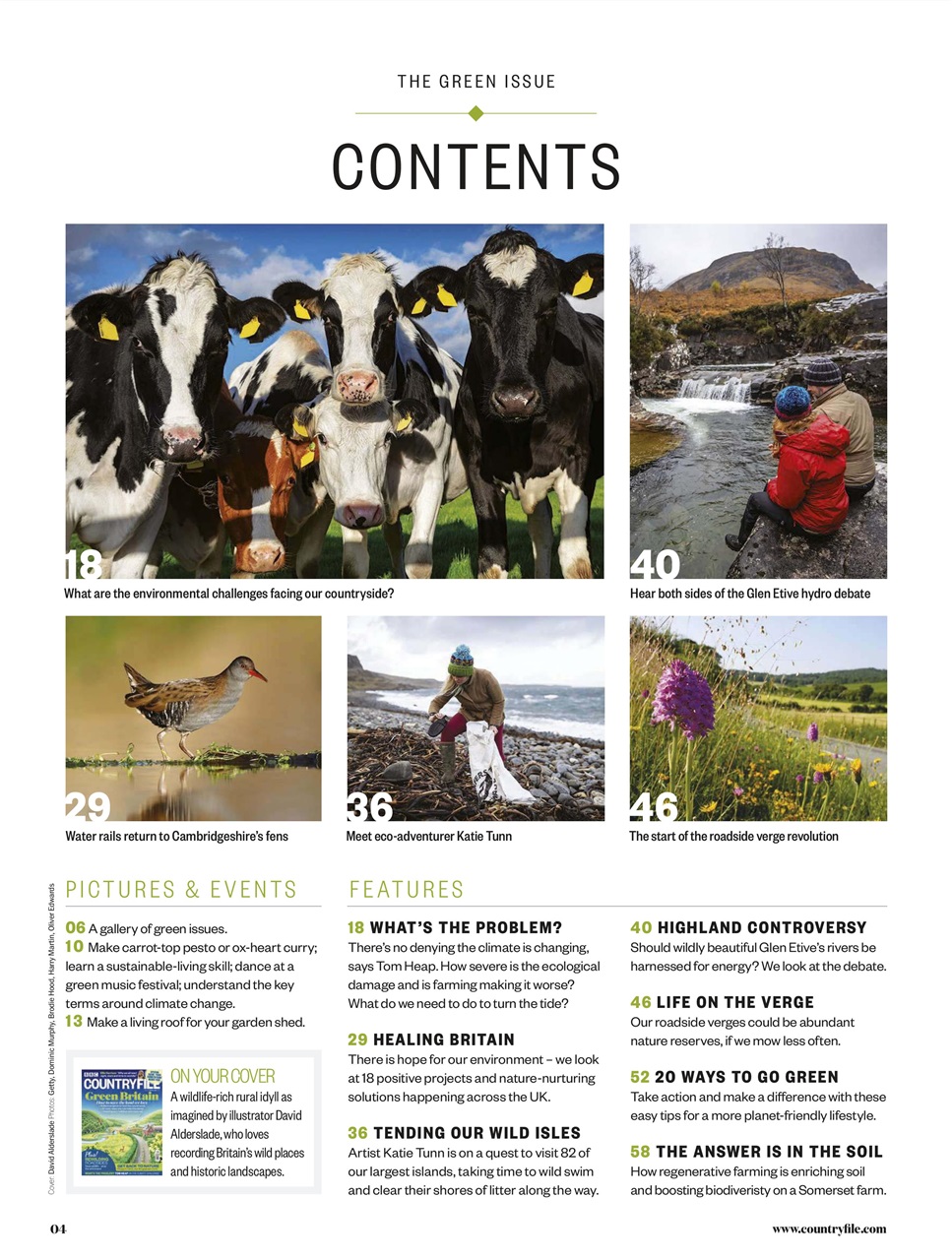 BBC Countryfile Magazine Preview Pages