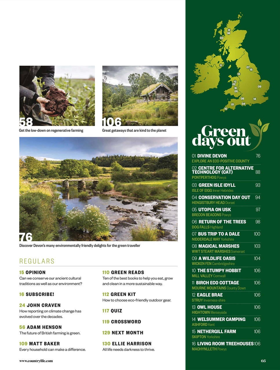 BBC Countryfile Magazine Preview Pages