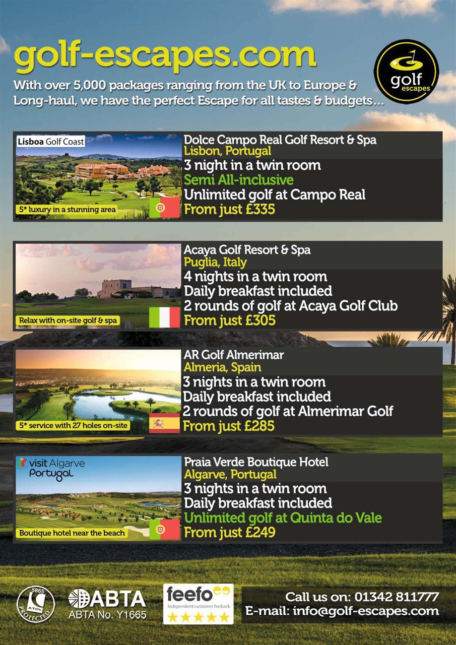 Today's Golfer Preview Pages