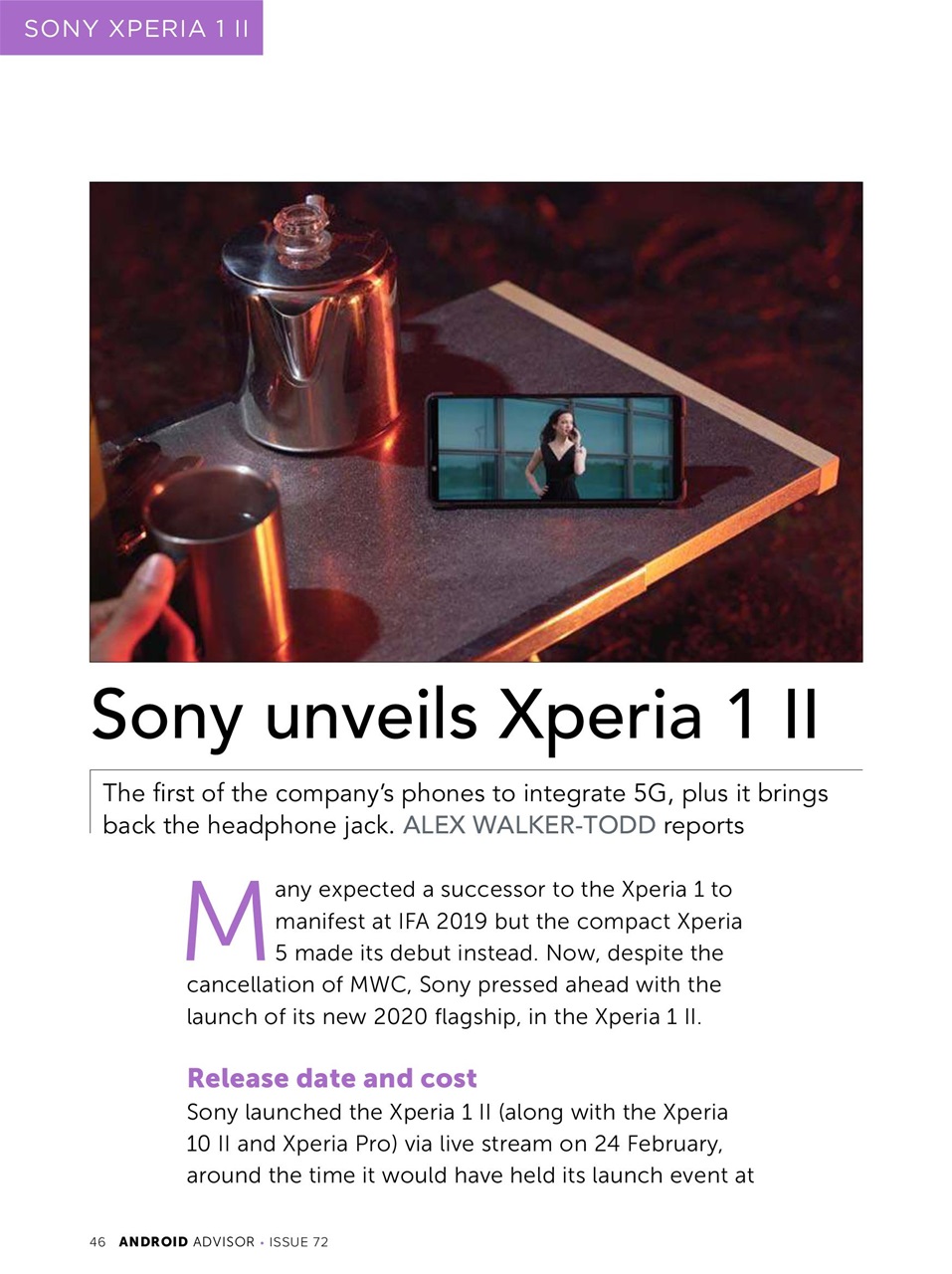 Android Advisor Preview Pages