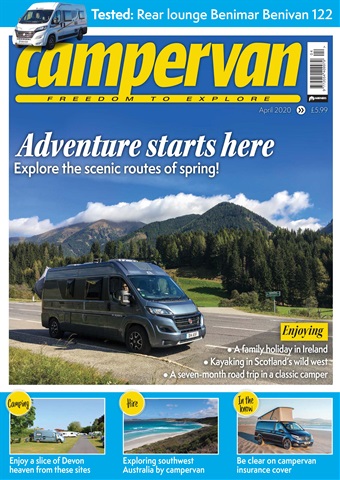 Campervan issue Adventure starts here - April 2020