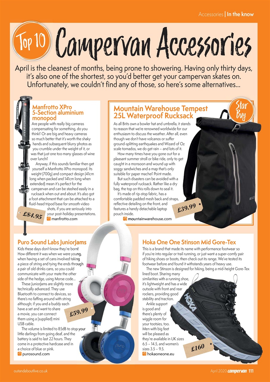 Campervan Preview Pages