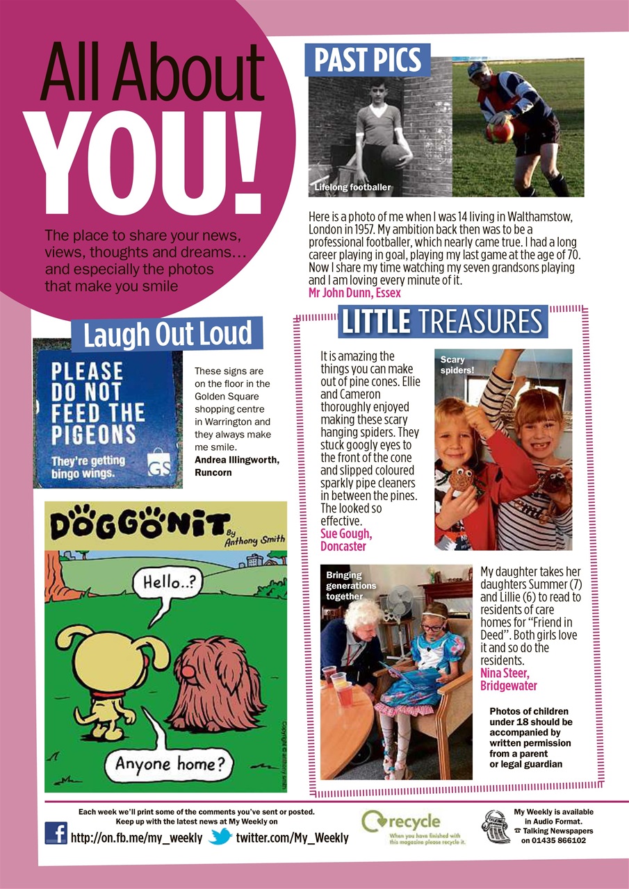 My Weekly Preview Pages