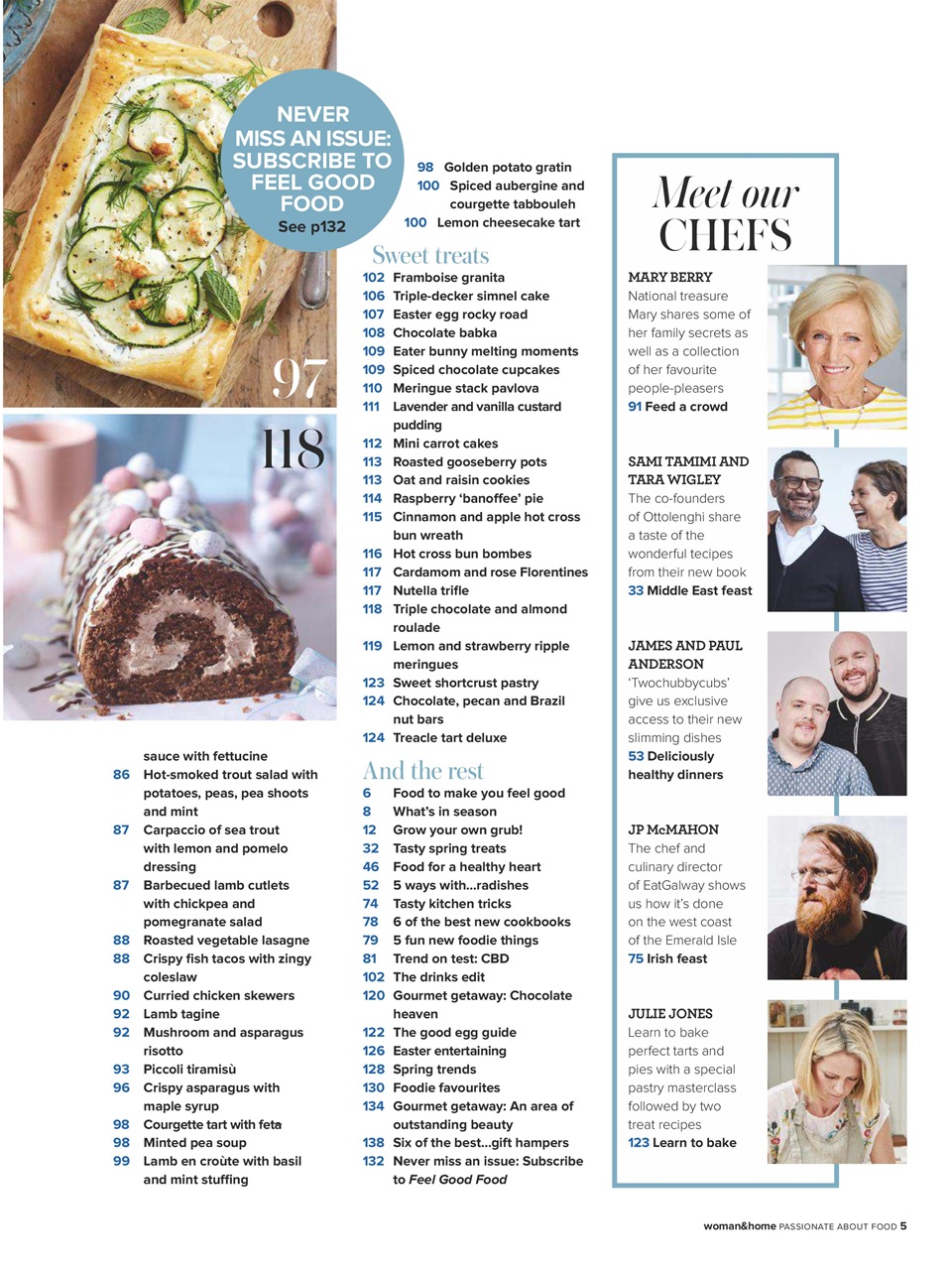 Woman & Home Feel Good Food Preview Pages