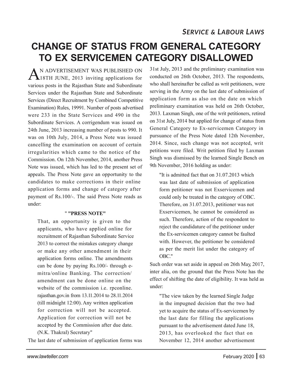Lawteller – A Legal Awareness Magazine Preview Pages