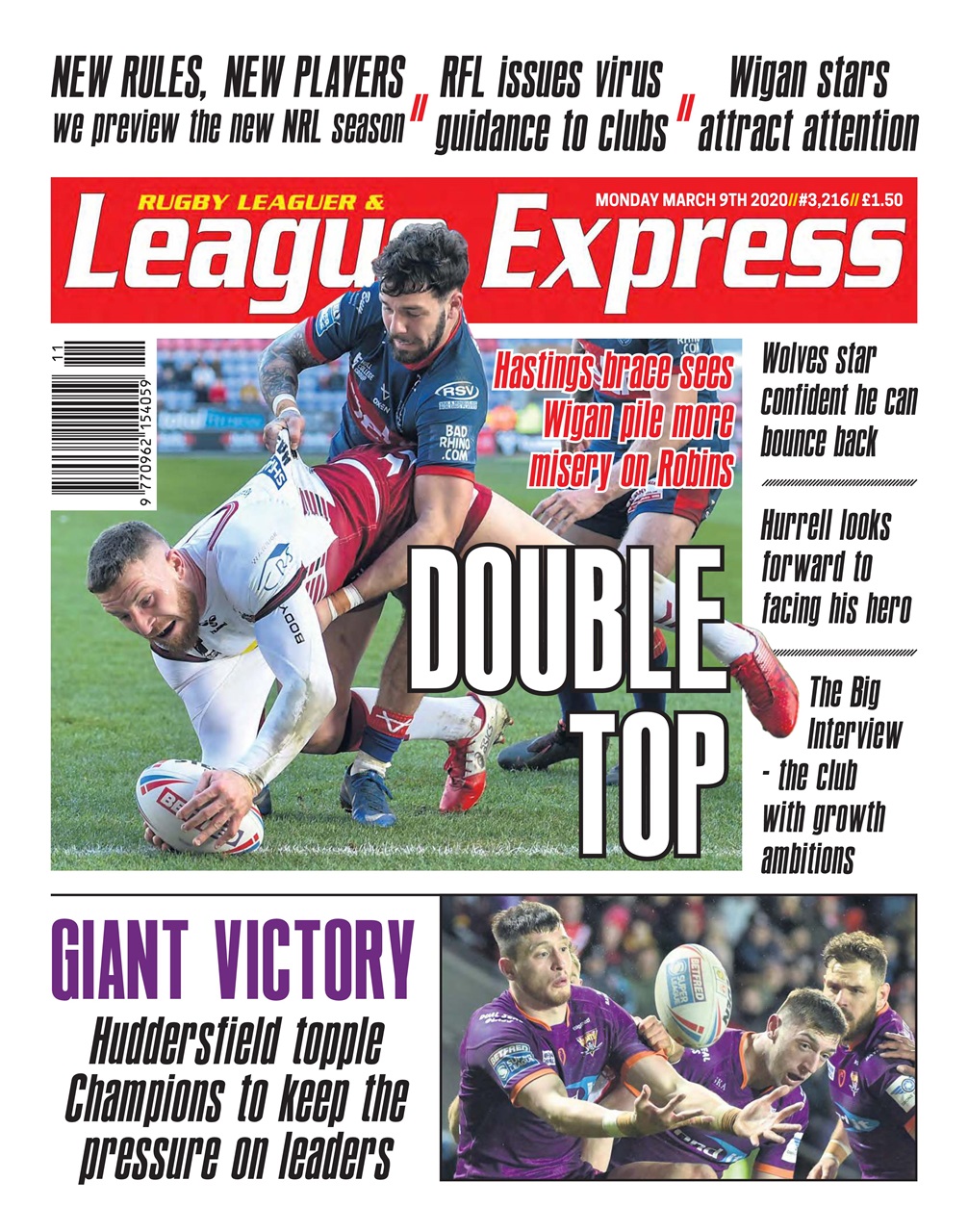 League Express Preview Pages